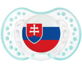 Bandera de Sucete de Eslovaquia lovi dynamic clásico retro-laguna blanca