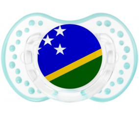 Bandera de las Islas Salomón Lollipop lovi dynamic clásico retro-laguna blanca