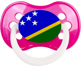 Bandera Islas Salomón Anatómica Tetina Clásica Rosa Oscura
