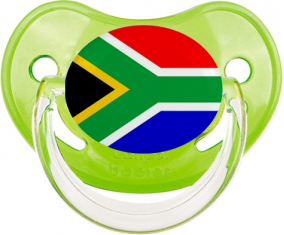 Bandera de Sudáfrica Tetin fisiológica verde clásica