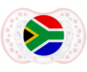 La bandera sudafricana Sucete lovi dynamic retro-blanco-rosa-tierno