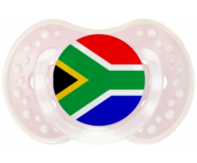 La bandera sudafricana Sucete lovi dynamic clásico retro-rosa-tierno