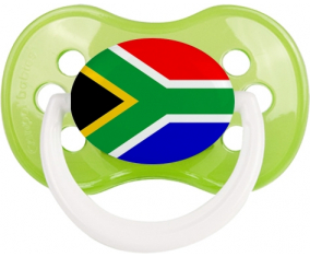 Suck anatómico verde clásico bandera de Sudáfrica