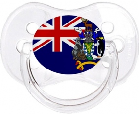 Bandera De Georgia del Sur y South Sandwich Islands Classic Transparent Cherry Lollipop