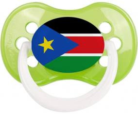 Bandera de Sudán del Sur Clásica Piruleta Anatómica Verde