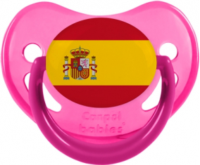 Bandera de España Rosa fisiológica tetina fosforescente