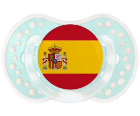 Bandera de España Sucete lovi dynamic clásico retro-turquesa-laguna