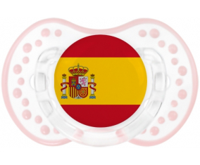 La bandera de España Sucete lovi dynamic clásico retro-blanco-rosa-tierno