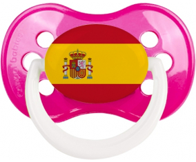 Bandera española sucete anatómico clásico rosa oscura