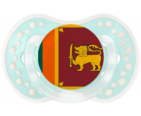 Sri Lanka Sri Lanka Bandera Srilanka Tetine lovi dynamic retro-turquesa-laguna clásica