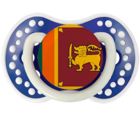 Bandera tetina de Sri Lanka de Sri Lanka lovi dynamic azul marino fosforescente