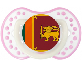 Bandera de Sri Lanka lovi dynamic rosa fosforescente