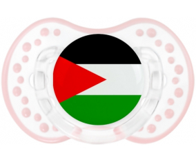 Flag Palestine Lollipop lovi dynamic clásico retro-blanco-rosa-tierno