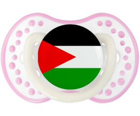 Bandera Palestina Piruleta lovi dynamic Fosforescente Blanco-Rosa