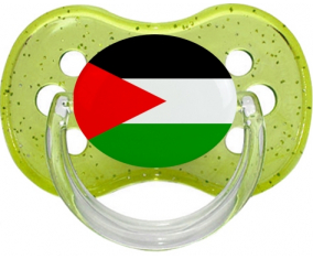 Bandera Palestina Verde Cereza Brillo Lollipop