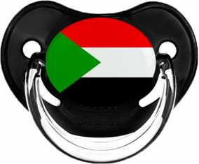 Bandera de Sudán Clásica Piruleta Fisiológica Negra