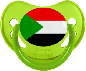 Bandera de Sudán Piruleta Fisiológica Fosforescente Verde