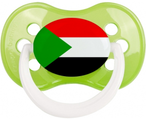 Bandera de Sudán Clásica Piruleta Anatómica Verde