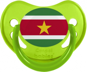 Surinam Tétine Estina Fosforescente Bandera Verde