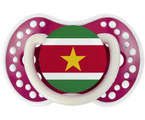 Bandera de Surinam Sucete lovi dynamic Fucsia Fosforescente