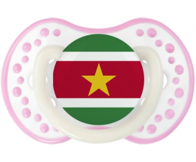 Bandera surinam sucete lovi dynamic fosforescente blanco-rosa