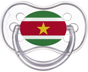 Suriname Sucete Clásico Bandera Anatómica Transparente