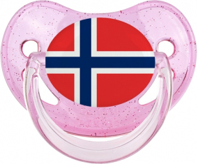 Bandera de Svalbard y Jan Mayen Sucete Rosa de Brillo Fisiológico