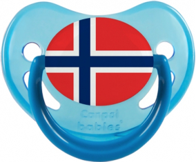Bandera de Svalbard y fosforescente azul fisiológico Jan Mayen Sucete
