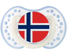 Bandera de Svalbard y Jan Mayen Tetine lovi dynamic clásico blanco-cian