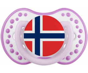 La bandera de Svalbard y Jan Mayen Tetine lovi dynamic clásico White-Mauve