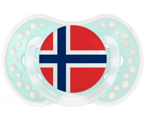 Bandera de Svalbard y Jan Mayen Tetine lovi dynamic clásico retro-turquesa-laguna