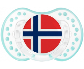 Bandera de Svalbard y Jan Mayen Tetine lovi dynamic clásico retro-laguna blanca