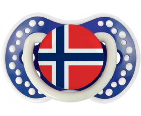 Bandera de Svalbard y Jan Mayen Tetine lovi dynamic azul marino fosforescente