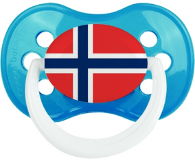 Bandera de Svalbard y Piruleta Clásica del Cian Anatómico Jan Mayen