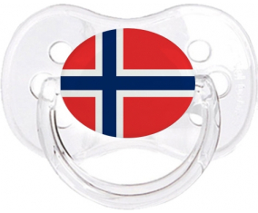 Bandera de Svalbard y Lollipop de cereza transparente jan mayen clásico