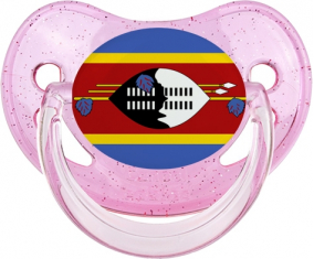 Bandera de Swazilandia Physiological Lollipop Rosa lentejuelas