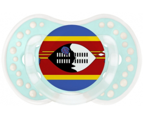 Swaziland bandera Lollipop lovi dynamic clásico retro-turquesa-laguna