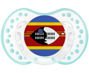 Swaziland bandera Lollipop lovi dynamic clásico retro-blanco-laguna