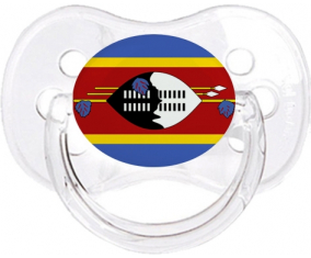 Swaziland bandera clásica transparente cereza lollipop