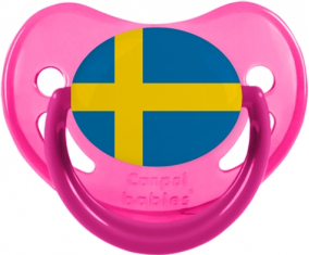 Bandera de Suecia Piruleta Fisiológica Fosforescente rosa