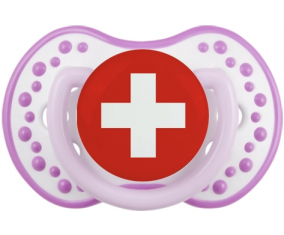 Bandera suiza Sucete lovi dynamic Clásico White-Mauve