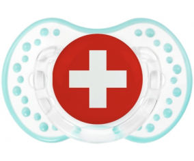 Sucete de bandera suiza lovi dynamic clásico retro-laguna blanca