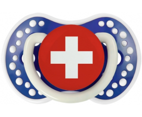 Suceto de bandera suiza lovi dynamic fosforescente azul marino