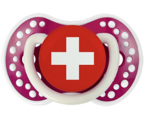 Bandera suiza Sucete lovi dynamic Fucsia Fosforescente