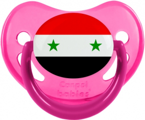 Bandera República Árabe Siria Sucete Fisiológico Fosforescente Rosa