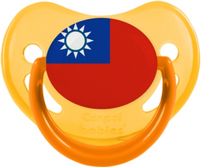 Bandera de Taiwán Piruleta Fisiológica Fosforescente Amarillo