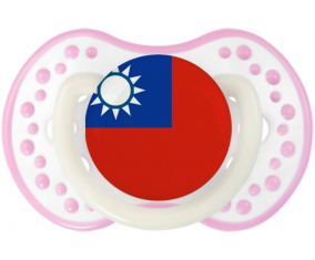 Bandera de Taiwán lovi dynamic fosforescente blanco-rosa