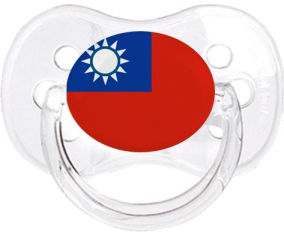 Taiwán bandera clásica transparente cereza lollipop