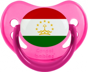 Bandera Tayikistán Fisiológica Lollipop Fosforescente Rosa