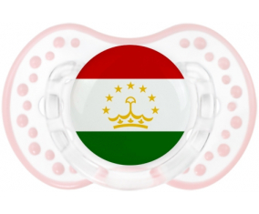 Bandera tayikistán Lollipop lovi dynamic clásico retro-blanco-rosa-tierno